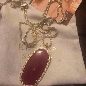 Maroon adjustable Kendra Scott necklace